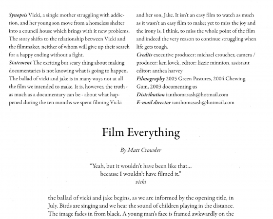 ‘film everything’ – critical review of vicki and jake
